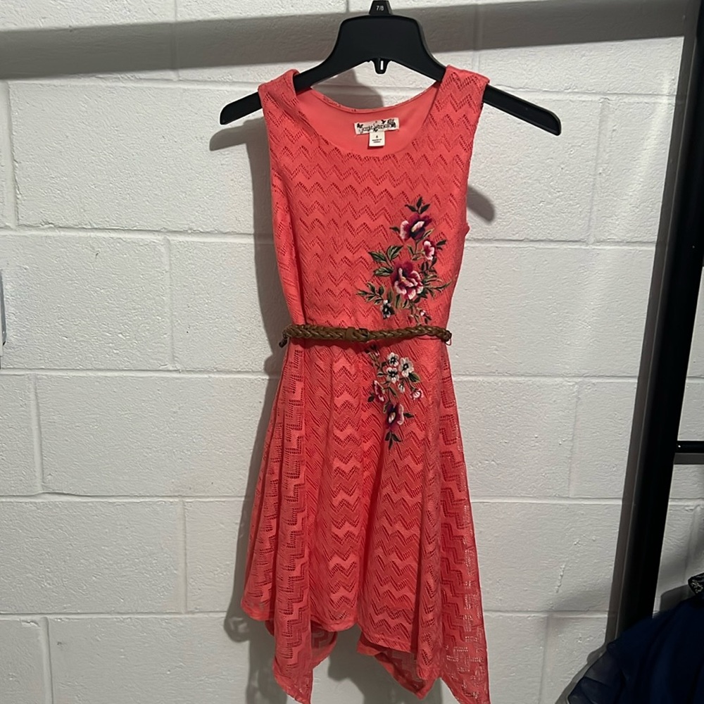 Kids pink dress